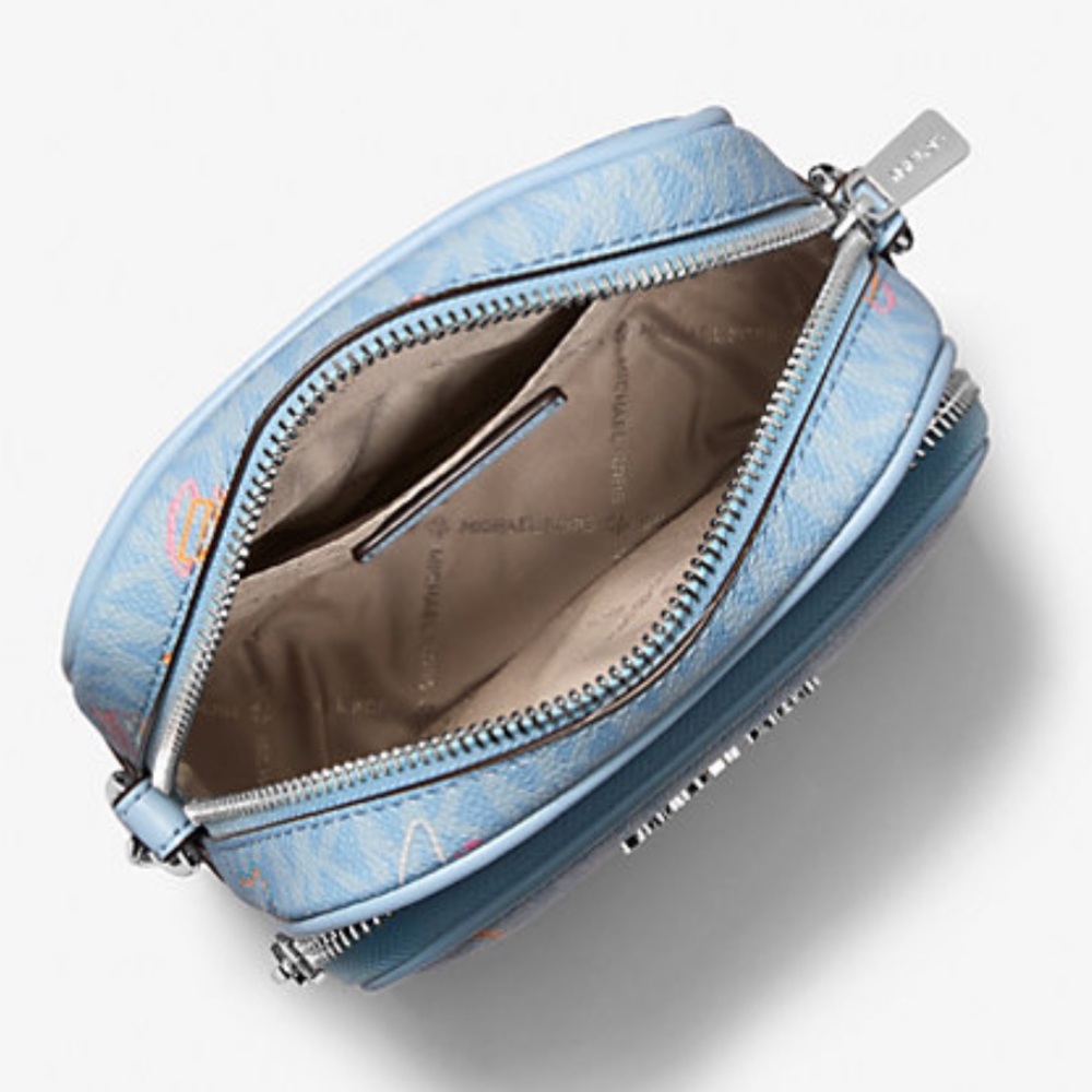 Michael Kors Light Blue Graphic Crossbody - Picture 4 of 4